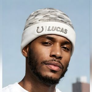 Indianapolis Colts Lucas Stadium Official NFL Beanie NWOT